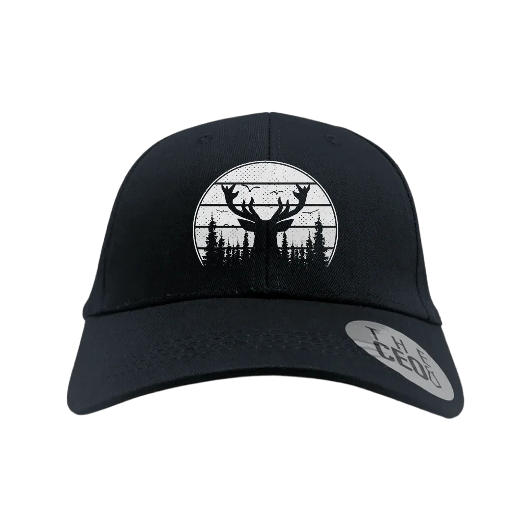 Deer Color Embroidered Baseball Hat