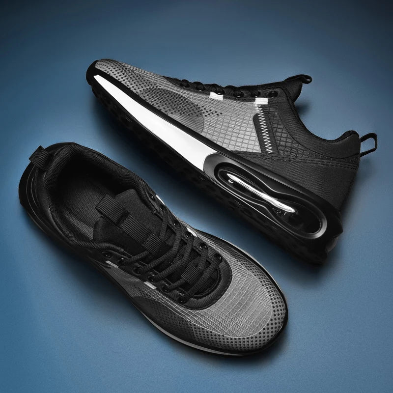 White Sneakers Men Reflectivemen Vulcanize Shoes Thick Bottom Men Platform Cushion Sneakers Outdoor Jogging Sports Shoes
