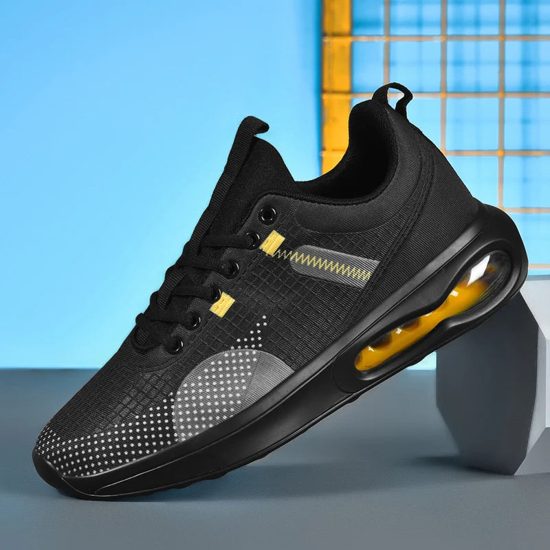 White Sneakers Men Reflectivemen Vulcanize Shoes Thick Bottom Men Platform Cushion Sneakers Outdoor Jogging Sports Shoes