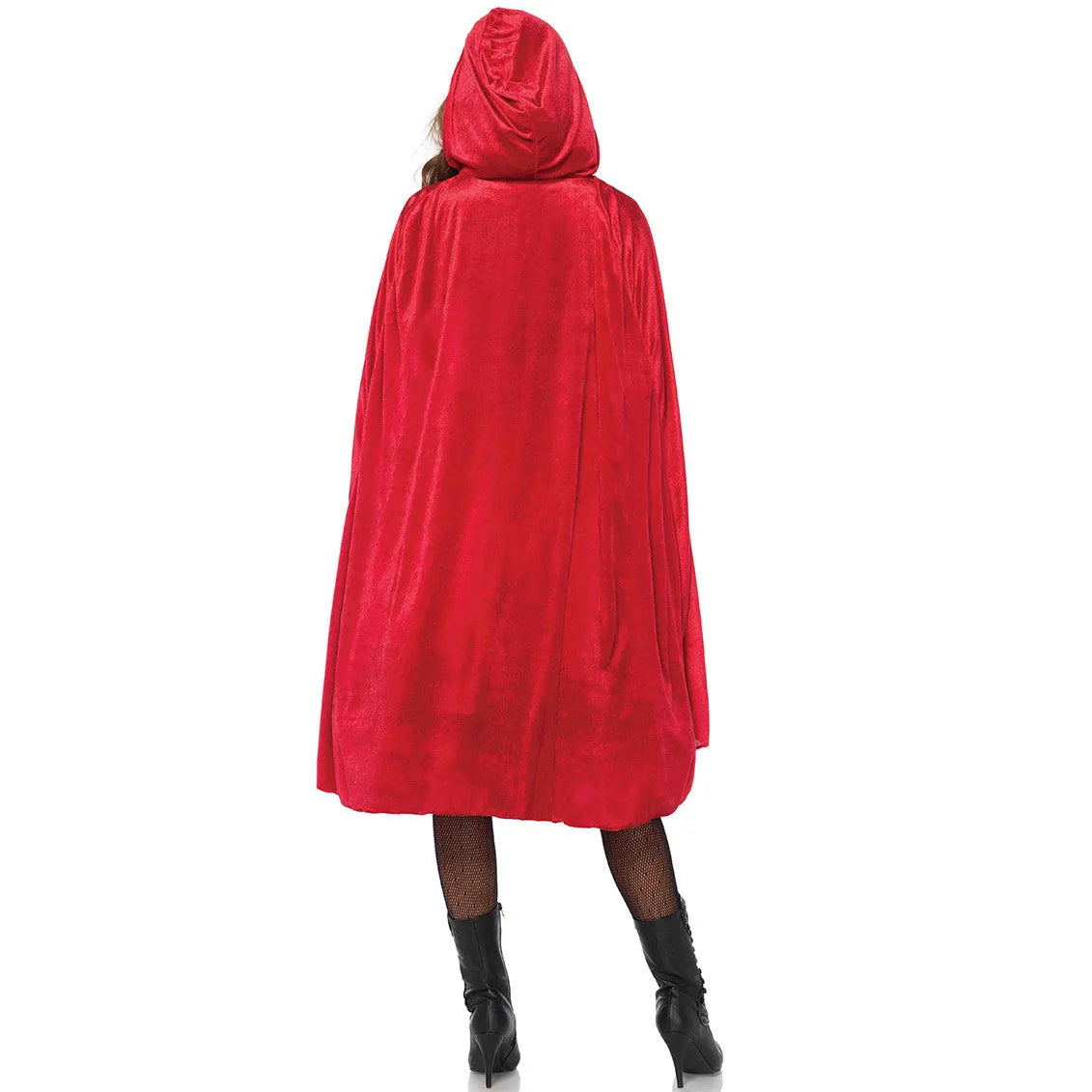 Little Red Riding Hood Costume Halloween Dress Adult Women Festival Party Fancy Suit Fairy Tale Cosplay Fantasia with Cloak