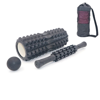 Yoga Column Fitness Equipment Pilates Foam Roller Massager Blocks Train Gym Grid Exercise Accessories Roller for Back Massage