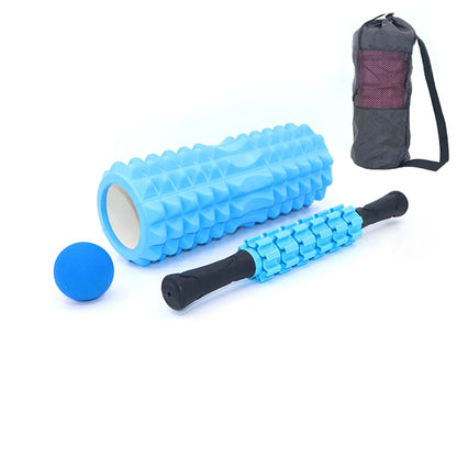 Yoga Column Fitness Equipment Pilates Foam Roller Massager Blocks Train Gym Grid Exercise Accessories Roller for Back Massage