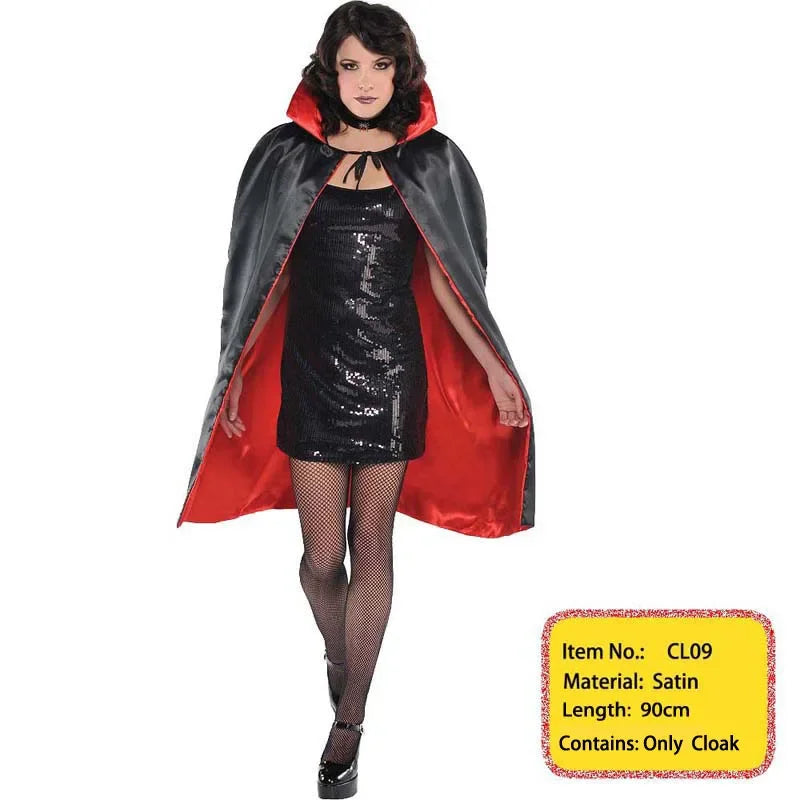 Adult Costumes - Halloween Costumes for Men and Women Vampire Capes Hooded Cloak