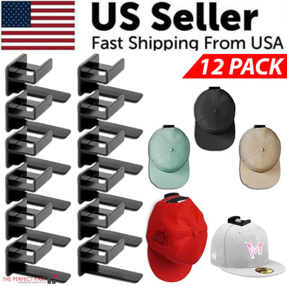 Cap Hat Rack With 12 Hooks