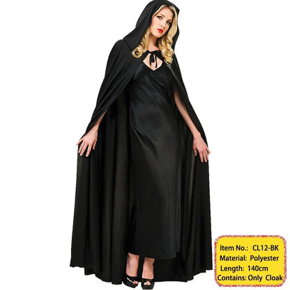 Adult Costumes - Halloween Costumes for Men and Women Vampire Capes Hooded Cloak