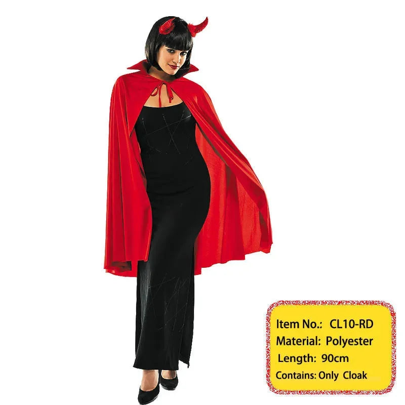 Adult Costumes - Halloween Costumes for Men and Women Vampire Capes Hooded Cloak