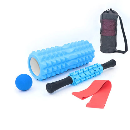 Yoga Column Fitness Equipment Pilates Foam Roller Massager Blocks Train Gym Grid Exercise Accessories Roller for Back Massage